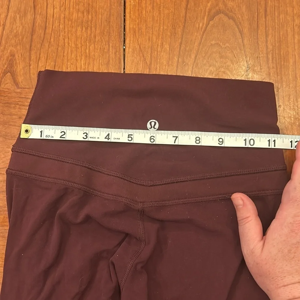Lululemon align leggings size 2 in maroon